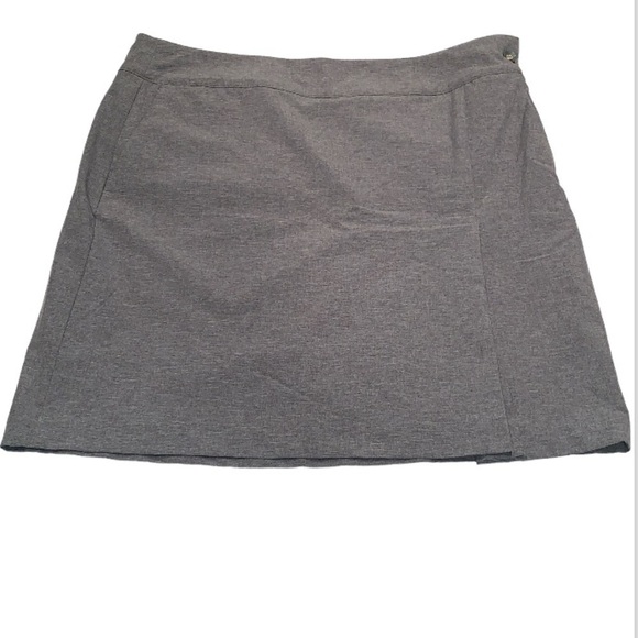 EP New York Ladies Heather Tech Skort in Mineral US size 6 Pleated Front NWT - Picture 3 of 10